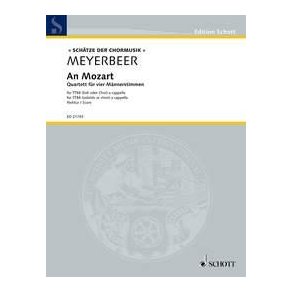 An Mozart : Quartet for 4 male voices