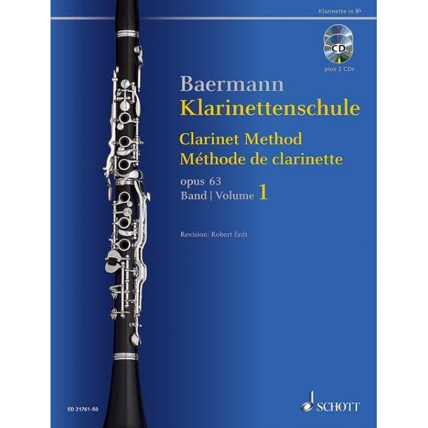 Clarinet Method op. 63 Vol.1: No. 1-33 : Edition with 2 CDs