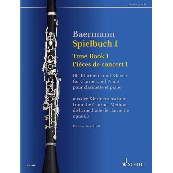 Tune Book 1 op. 63 Band 1 : Concert Pieces from the Clarinet Method