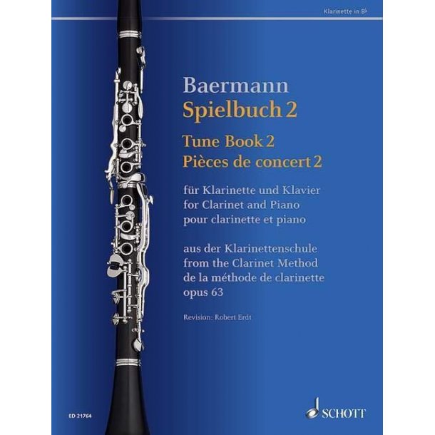Tune Book 2 op. 63 Band 2 : Concert Pieces from the Clarinet Method