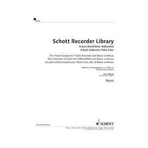 Schott Recorder Library : The Finest Sonatas