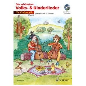 Die schönsten Volks- und Kinderlieder : sehr leicht bearbeitet