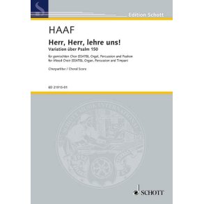 Herr, Herr, lehre uns! : Variation on Psalm 150
