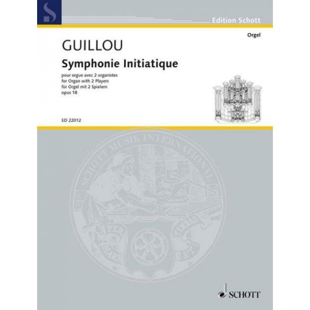 Symphonie Iniatique op. 18 : pour orgue joue&eacute; par 2 organistes