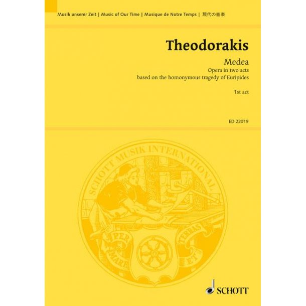 Medea - Akt 1 : Trag&eacute;die lyrique in two acts based on the homonymous tragedy of Euripides