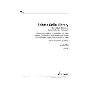 Schott Cello Library : Famous Original Pieces