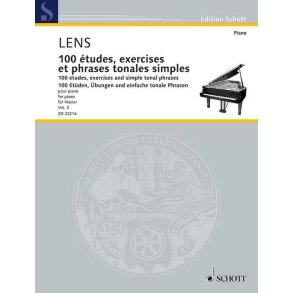 100 études, exercises et phrases tonales Vol. 2 : pour piano