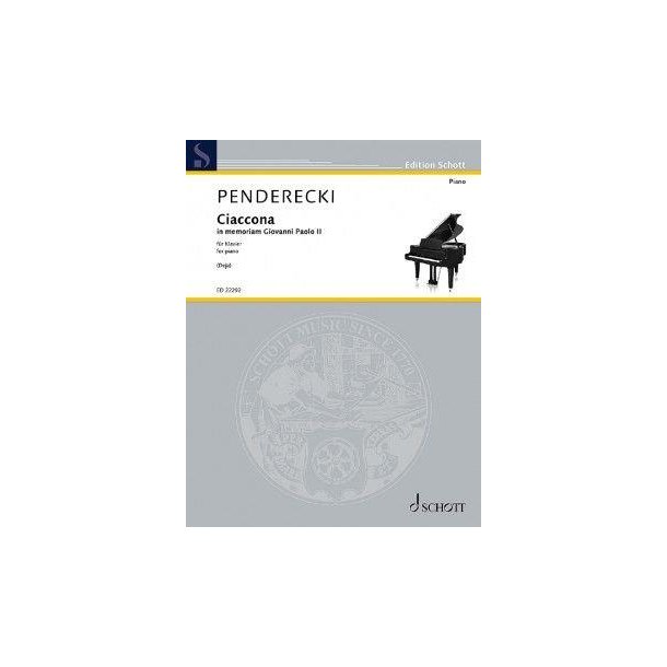 Ciaccona - In memoriam Giovanni Paolo II : aus ?Polnisches Requiem?