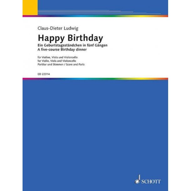 Happy Birthday : A five-course Birthday dinner