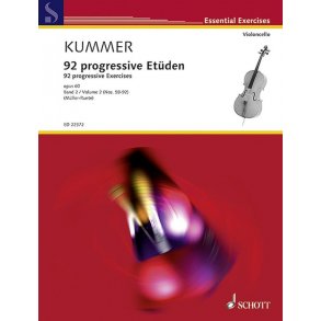92 Progressive Etüden Op. 60 Band 2 (Nr. 58-92) : Mit Begleitung Eines Zweiten Violoncellos
