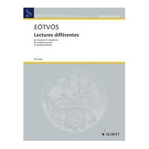 Lectures Différentes : Pour Quatour De Saxophones