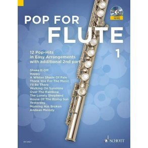 Pop For Flute Band 1 : 12 Pop-Hits in Easy Arrangements
