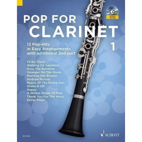 Pop For Clarinet Band 1 : 12 Pop-Hits in Easy Arrangements