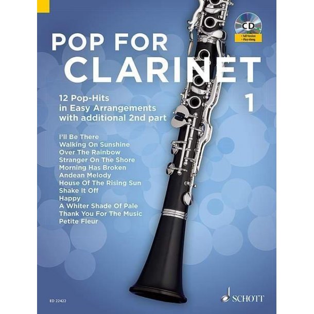 Pop For Clarinet Band 1 : 12 Pop-Hits in Easy Arrangements
