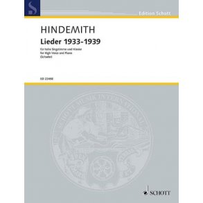 Lieder 1933-1939