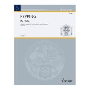 Partita : uber den Choral Wer nur den lieben Gott lasst walten