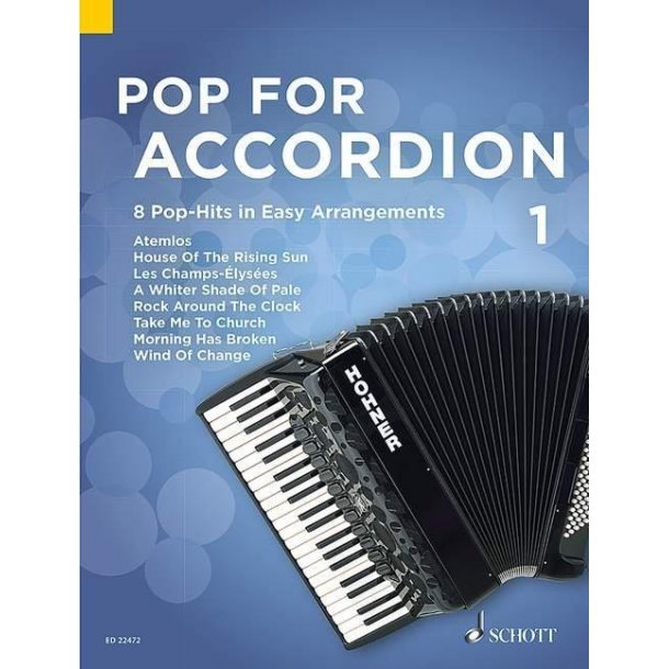 Pop For Accordion Band 1 : 8 Pop-Hits in Easy Arrangements