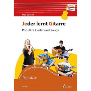 Jeder lernt Gitarre - Populäre Lieder und Songs : JelGi-Liederbuch für allgemein bildende Schulen