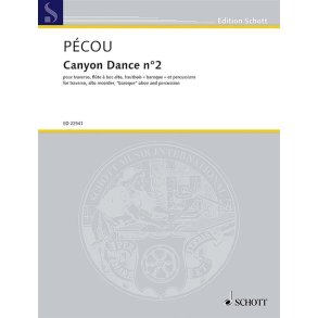 Canyon Dance n°2 : for traverso, alto recorder, ?baroque? oboe and percussion