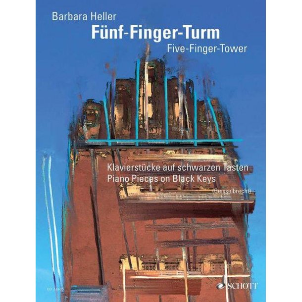 F&uuml;nf-Finger-Turm : Klavierst&uuml;cke auf schwarzen Tasten