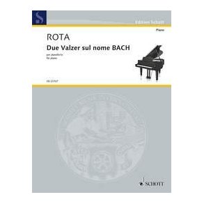 Due Valzer Sul Nome Bach : Per Pianoforte