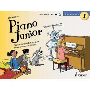Piano Junior: Klavierschule 1 Band 1 : Die kreative Klavierschule für Kinder