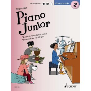 Piano Junior: Klavierschule 2 Band 2 : Die Kreative und Interaktive Klavierschule Für Kinder