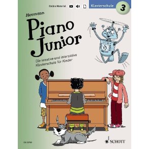 Piano Junior: Klavierschule 3 Band 3 : Die Kreative und Interaktive Klavierschule Für Kinder