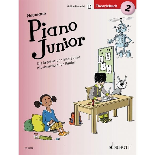 Piano Junior: Theoriebuch 2 Band 2 : Die Kreative und Interaktive Klavierschule F&uuml;r Kinder
