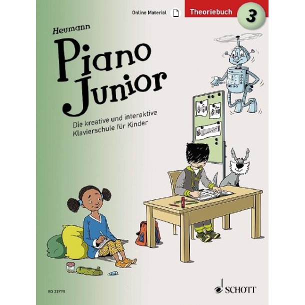 Piano Junior: Theoriebuch 3 Band 3 : Die Kreative und Interaktive Klavierschule F&uuml;r Kinder