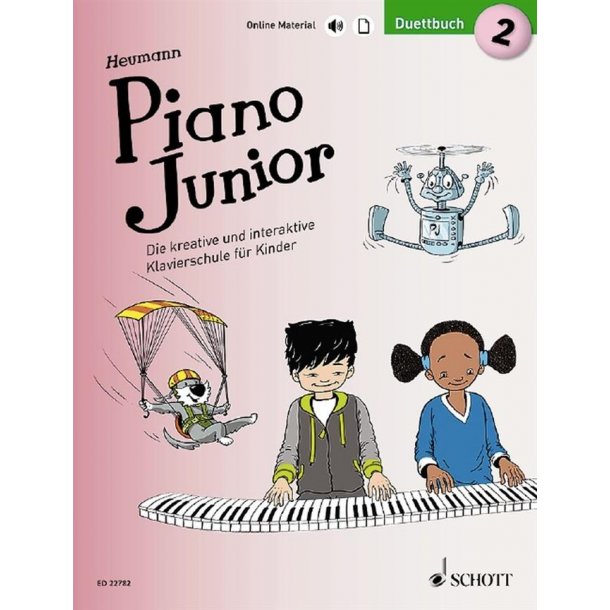 Piano Junior: Duettbuch 2 Band 2 : Die Kreative und Interaktive Klavierschule F&uuml;r Kinder