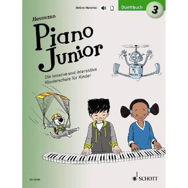 Piano Junior: Duettbuch 3 Band 3 : Vierh&auml;ndiges Spielbuch Zur Klavierschule