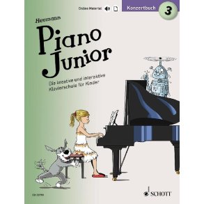 Piano Junior: Konzertbuch 3 Band 3 : Leichte Vortragsstücke Zur Klavierschule