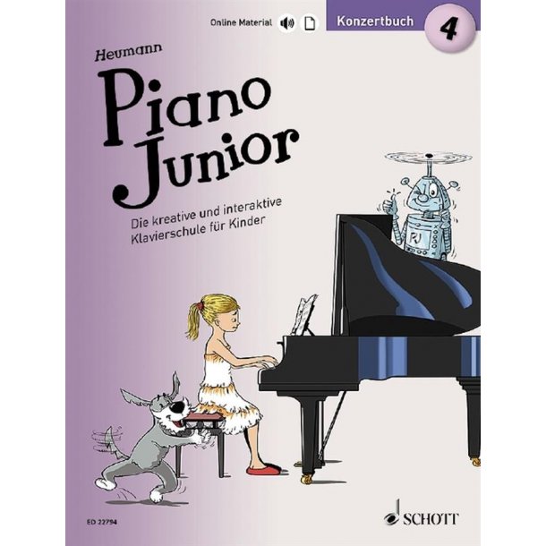 Piano Junior: Konzertbuch 4 Band 4 : Leichte Vortragsst&uuml;cke zur Klavierschule