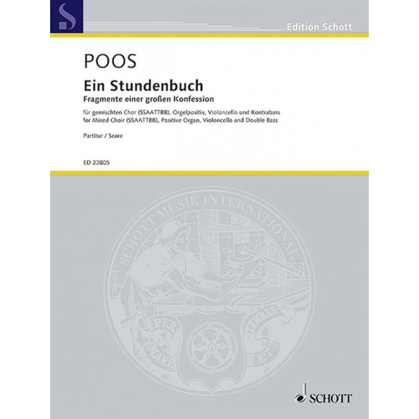 Ein Stundenbuch : Fragmente Einer Gro&szlig;en Konfession