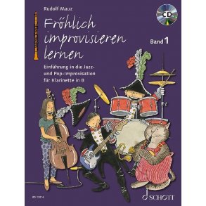 Fröhlich improvisieren lernen Band 1 : Einführung in die Jazz- und Pop-Improvisation