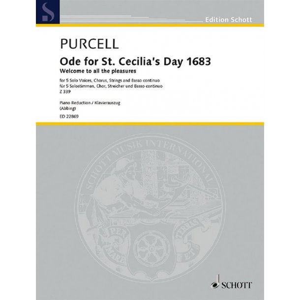 Ode For St. Cecilia's Day 1683