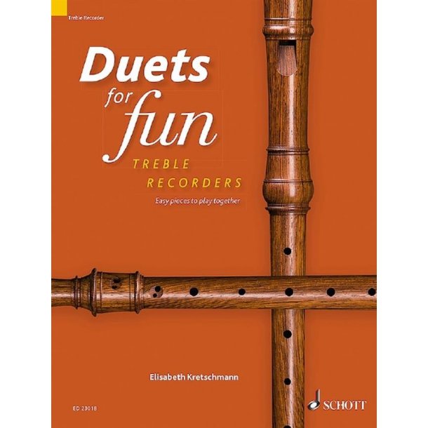 Duets for fun: Treble Recorder : Easy pieces to play together