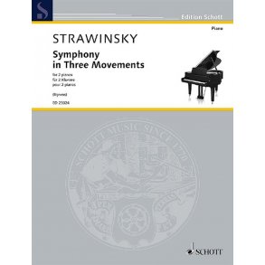 Symphony In Three Movements : Arranged For 2 Pianos By Richard Rijnvos (2017)