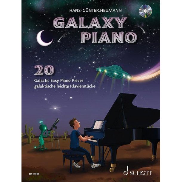 Galaxy Piano : 20 Galactic Easy Piano Pieces