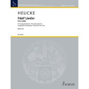Fünf Lieder op. 99 : nach Gedichten von Friedrich Hölderlin