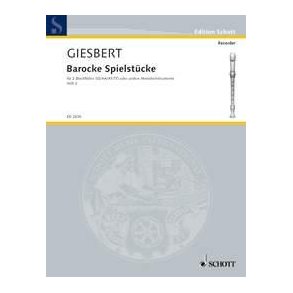 Barocke Spielstücke Heft 2 : von Händel, Telemann, Sammartini, Hasse u.a.