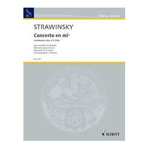 Concerto in E flat Dumbarton Oaks : for chamber orchestra