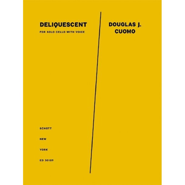 Deliquescent : for solo cello with voice