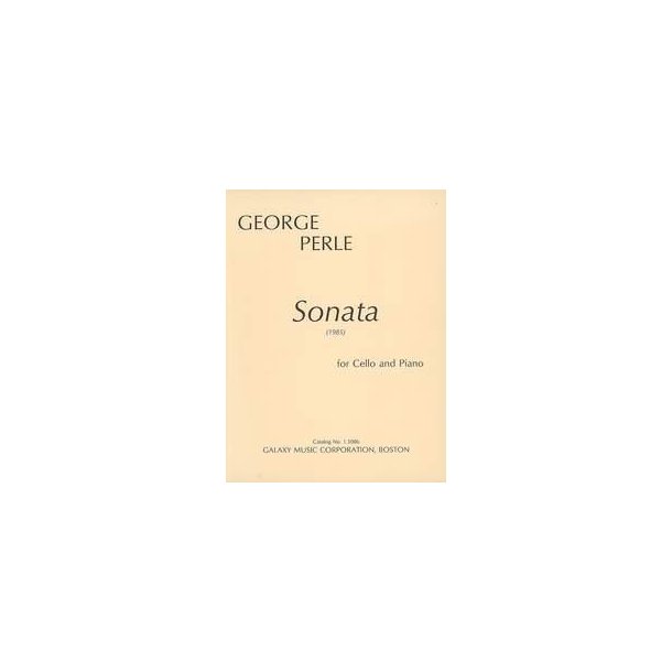 Sonata : for cello and piano