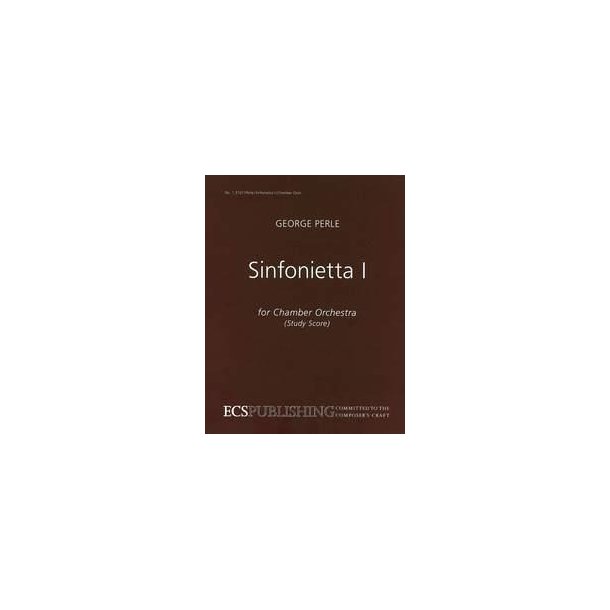 Sinfonietta No. 1 : for orchestra