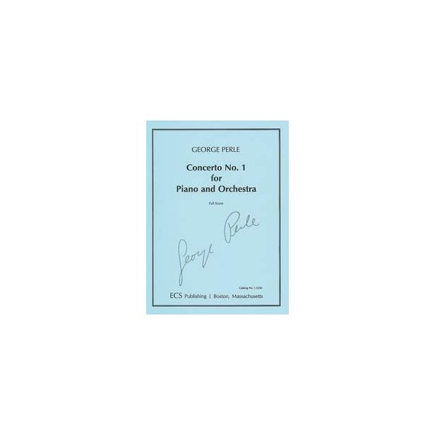 Concerto No. 1 : for piano and orchestra