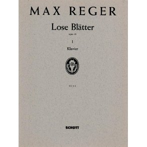 Lose Blatter op. 13 Band 1