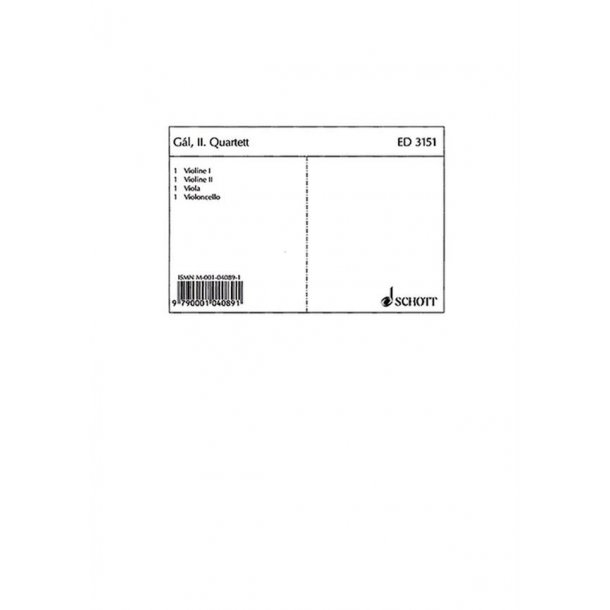 II. Quartet A Minor op. 35