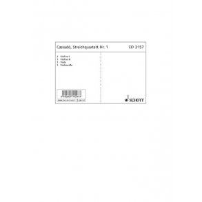 String quartet No. 1 F Minor